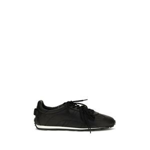 Dsquared² Black Calf Leather Bos Taurus Athletic Men's Sneakers